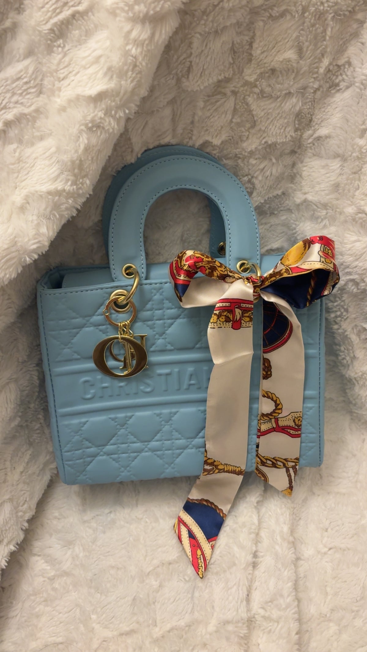 Monogram Saddle Shoulder Bag