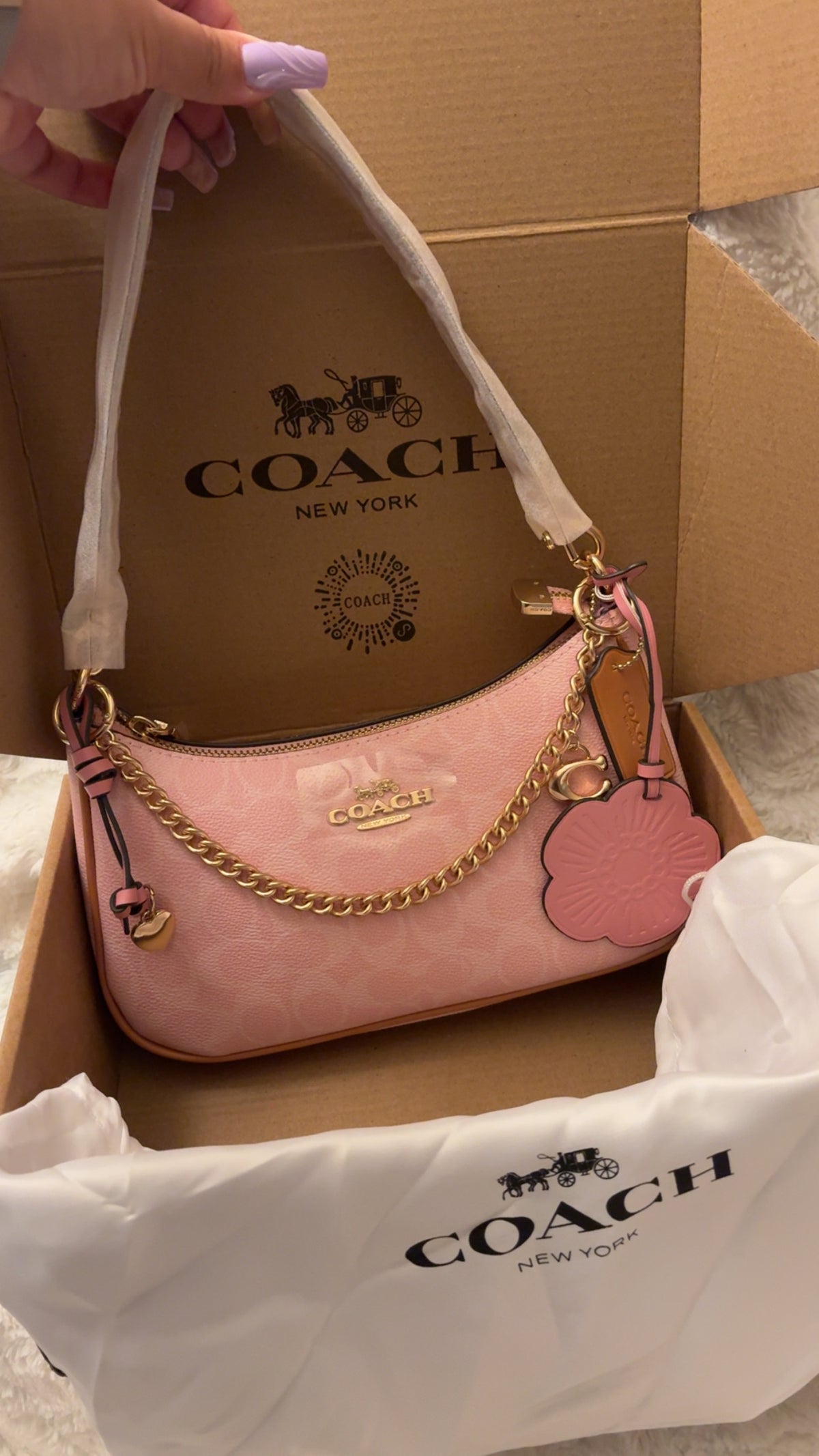 All pink