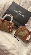 Brown Signature Mini Satchel Bag 🤎