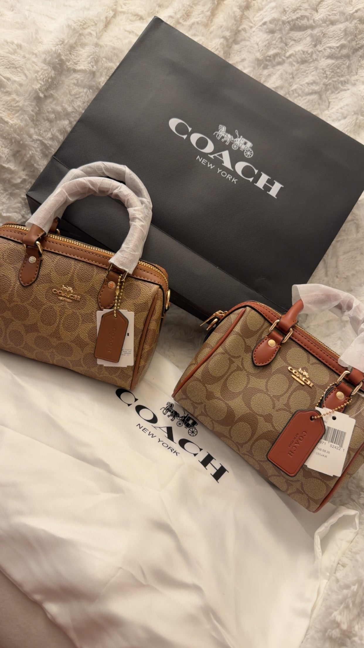Brown Signature Mini Satchel Bag 🤎