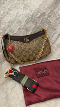 Crystal Monogram Shoulder Bag