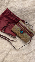 Crystal Monogram Crossbody Bag