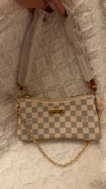 Monogram Pochette with Gold Chain
